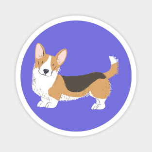 Corgi Illuatration Magnet